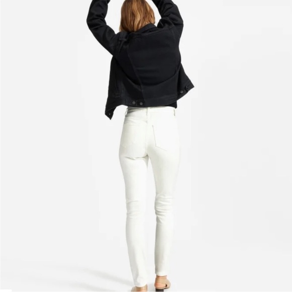 EVERLANE The High-rise Skinny Jean in Bone 26 white denim - Picture 5 of 8